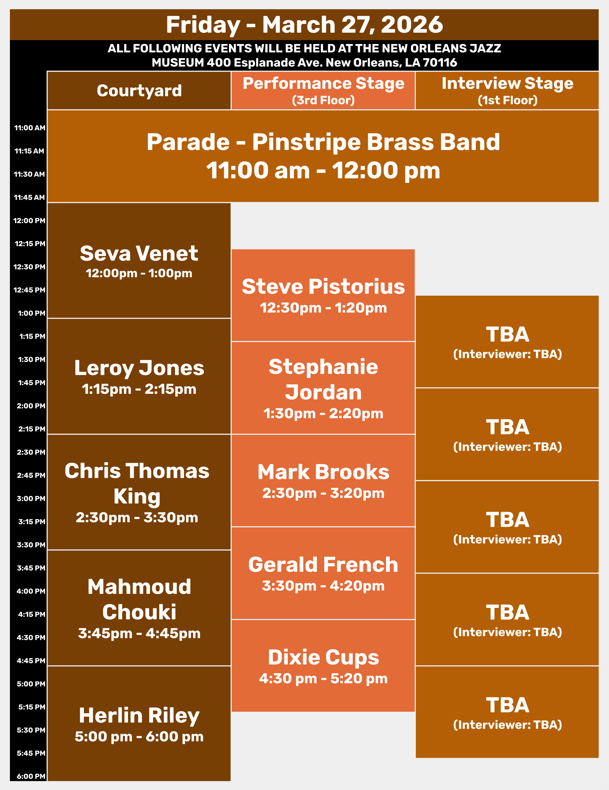 Danny Barker Schedule 2026 Sample.png