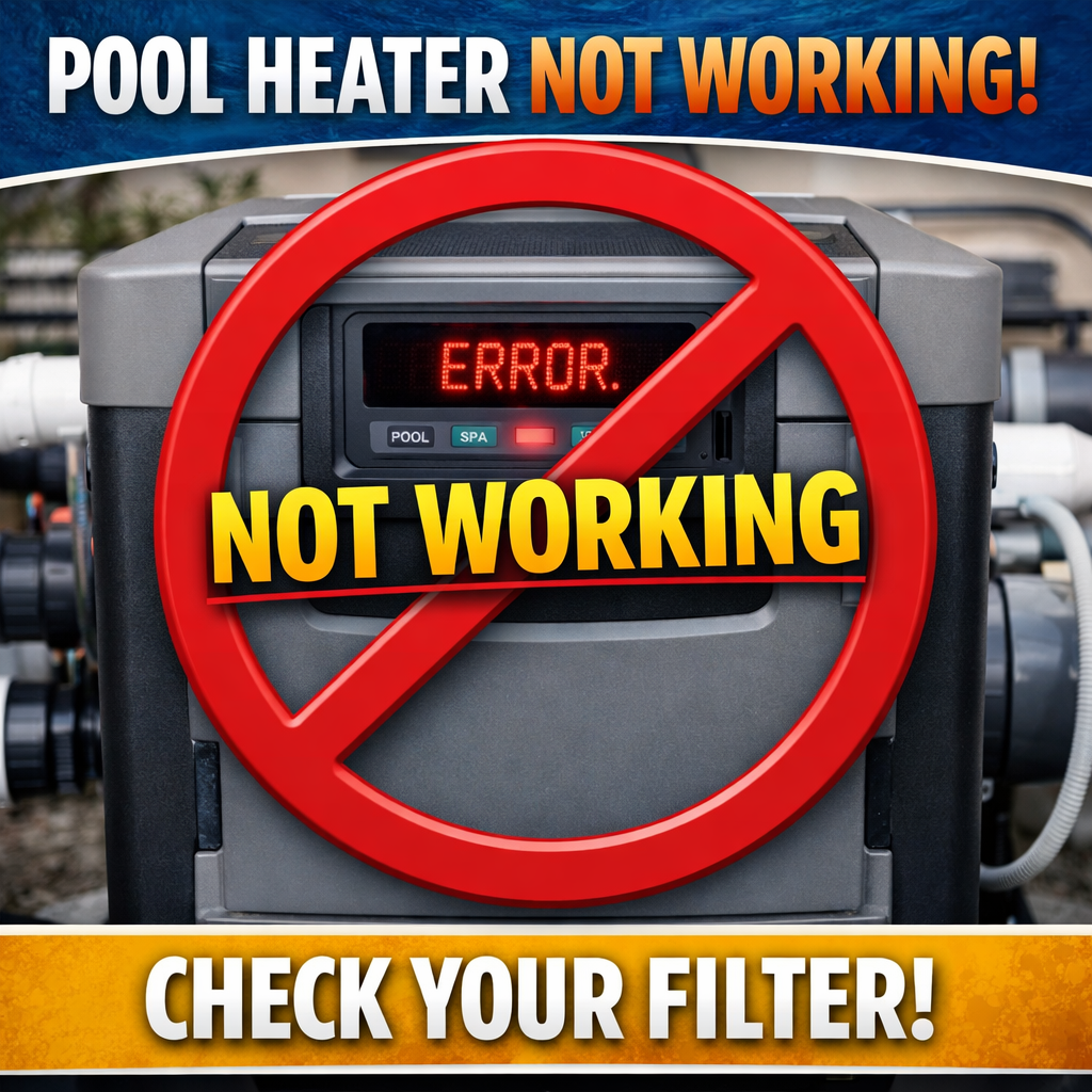 🔥 WHY YOUR POOL HEATER WON’T TURN ON — CHECK YOUR FILTER FIRST