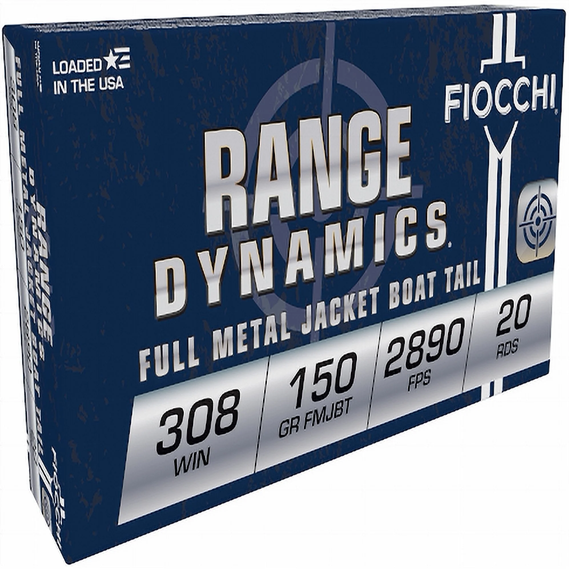 Fiocchi Range Dynamics .308 WIN 150GR FMJBT