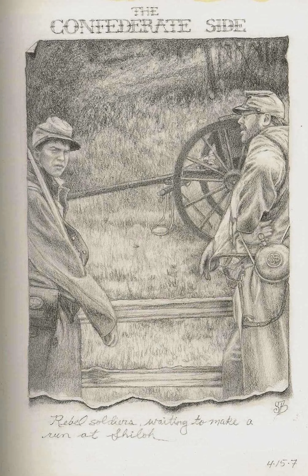 Confederation Drawing Example Confederate Side Drawing — Shilo Banks