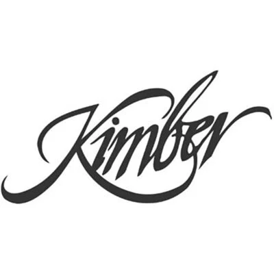 Stylized black text spelling "Kimber" in cursive font.
