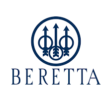 Logo featuring a circle with three arrows inside and the word 'Beretta' below.