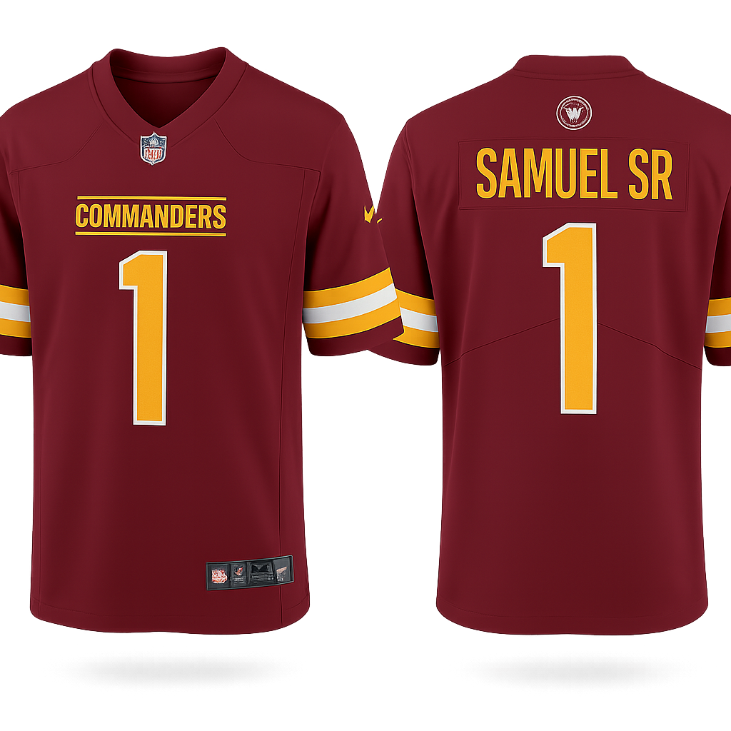 Washington Commanders #1 Deebo Samuel Sr Vapor Limited Jersey Red