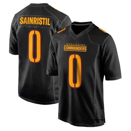 Washington Commanders #0 Mikey Sainristil Limited Jersey Black