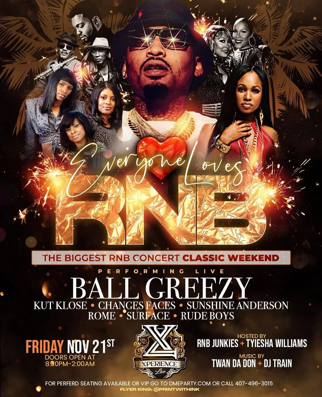 Everyone Loves RnB Concert (Ball Greezy + Friends) @ Xperience Live