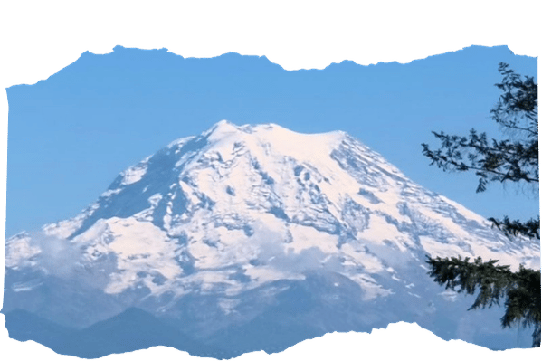 Mount Tahoma is 1 hour drive away