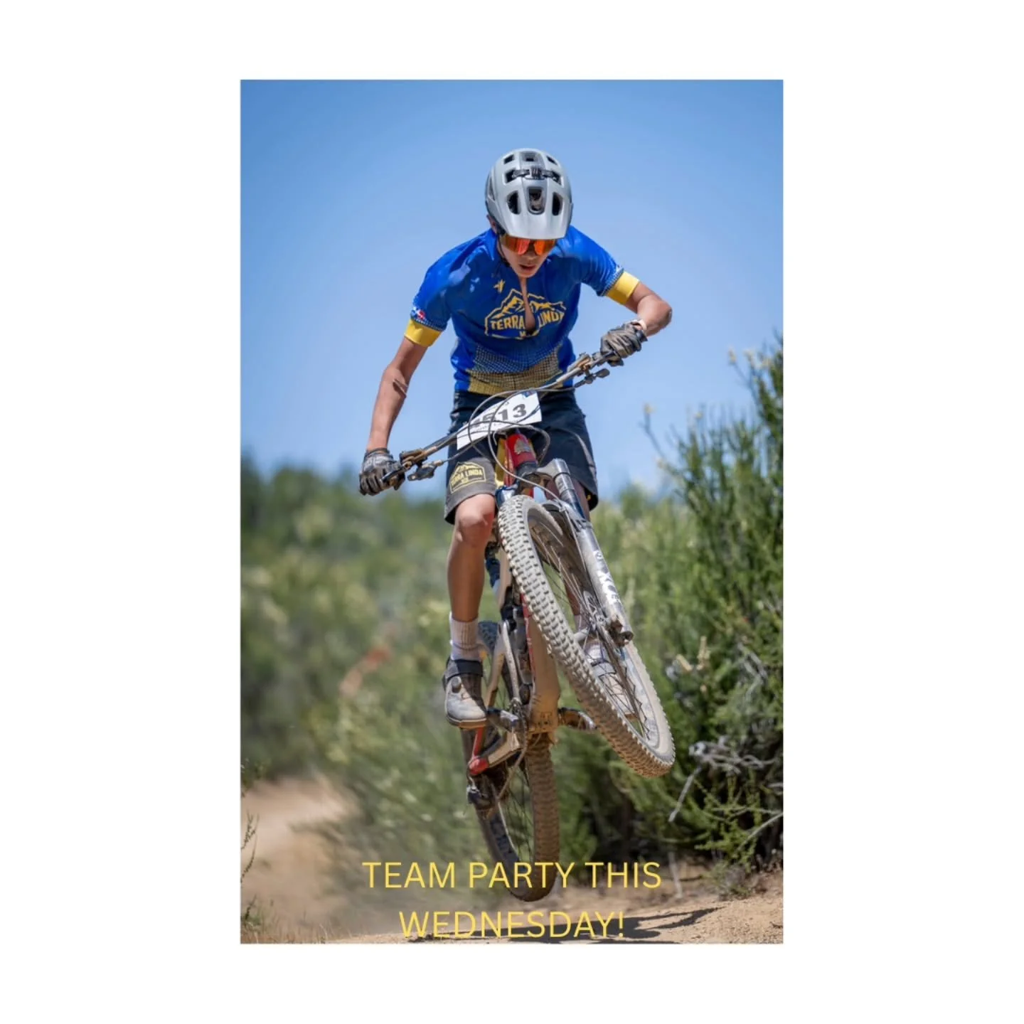 We are STOKED to have our team party this Wednesday at our sponsor, Sonora Taqueria, in the heart of Terra Linda!

Grab a burrito 🌯 and a Topo Chico, and let's celebrate 🥳 an AMAZING season!

6 pm the festivities begin!

#morekidsonbikes 
#moreburr