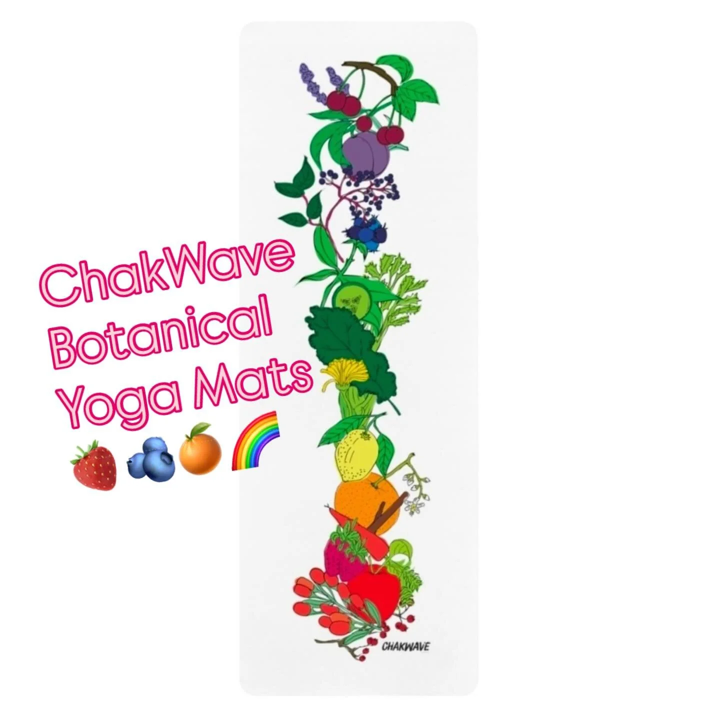 ChakWave Yoga Mats on Printify and Amazon! 🧘🏼&zwj;♀️🌈 link in bio #chakwaveyogamat #chakwaveyoga #chakrayoga #yogamat #uniqueyogamat #botanicalrainbow