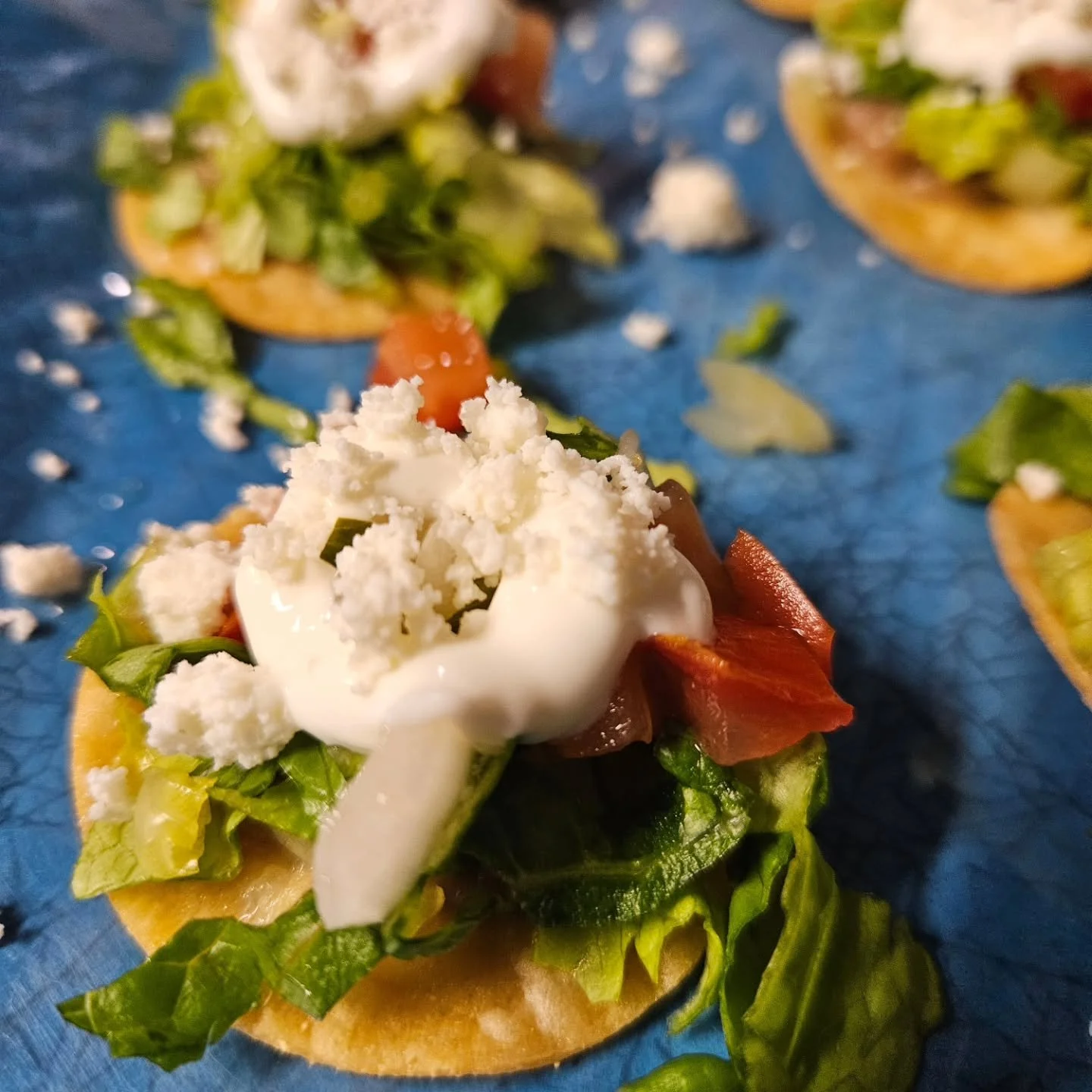 Bite size tostadas
Available for your next event at Azúcar!
#Mexican 
#events
#Tacos
#sfeats