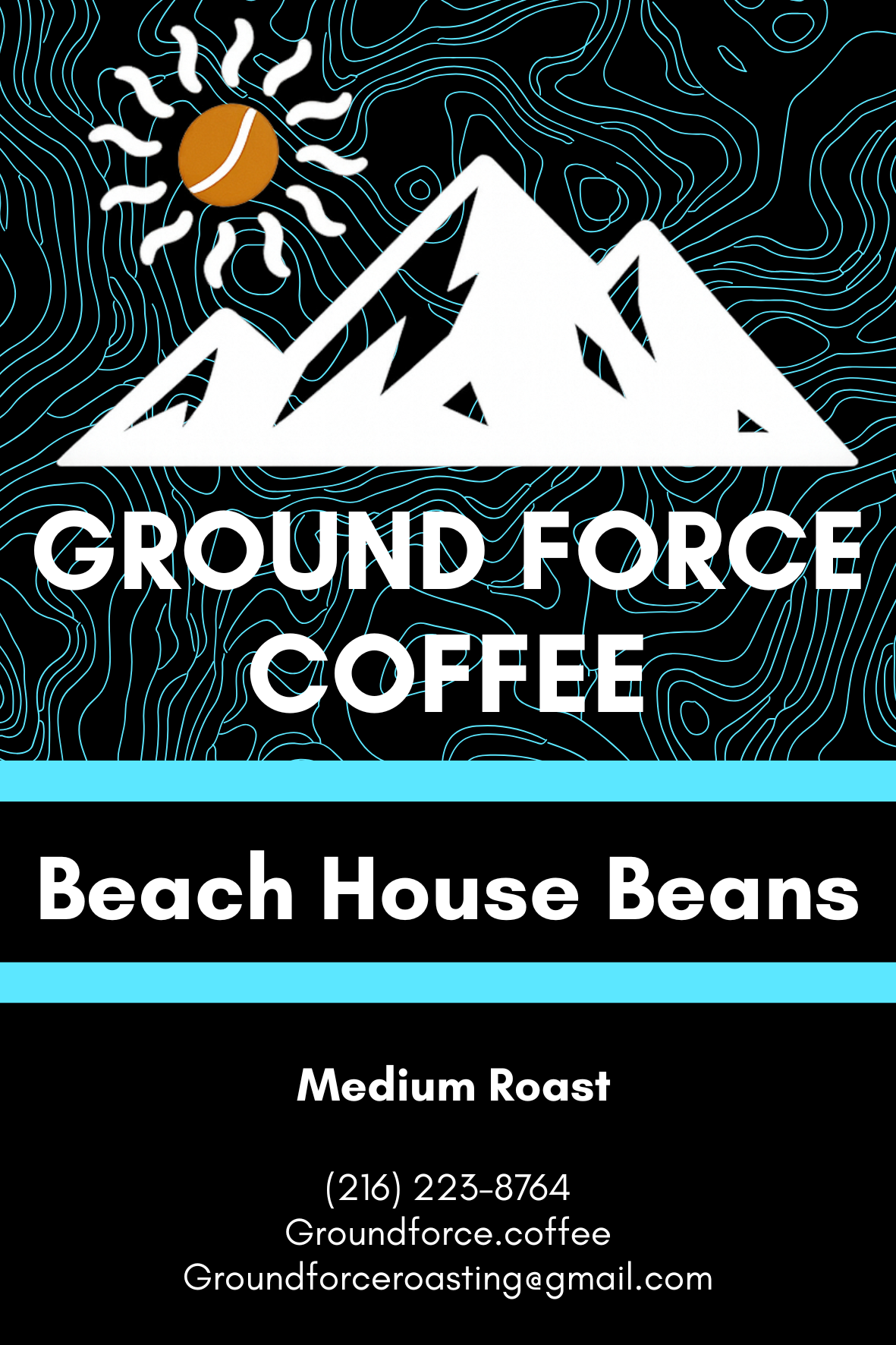 1LB Beach House Beans - Medium Roast Columbian