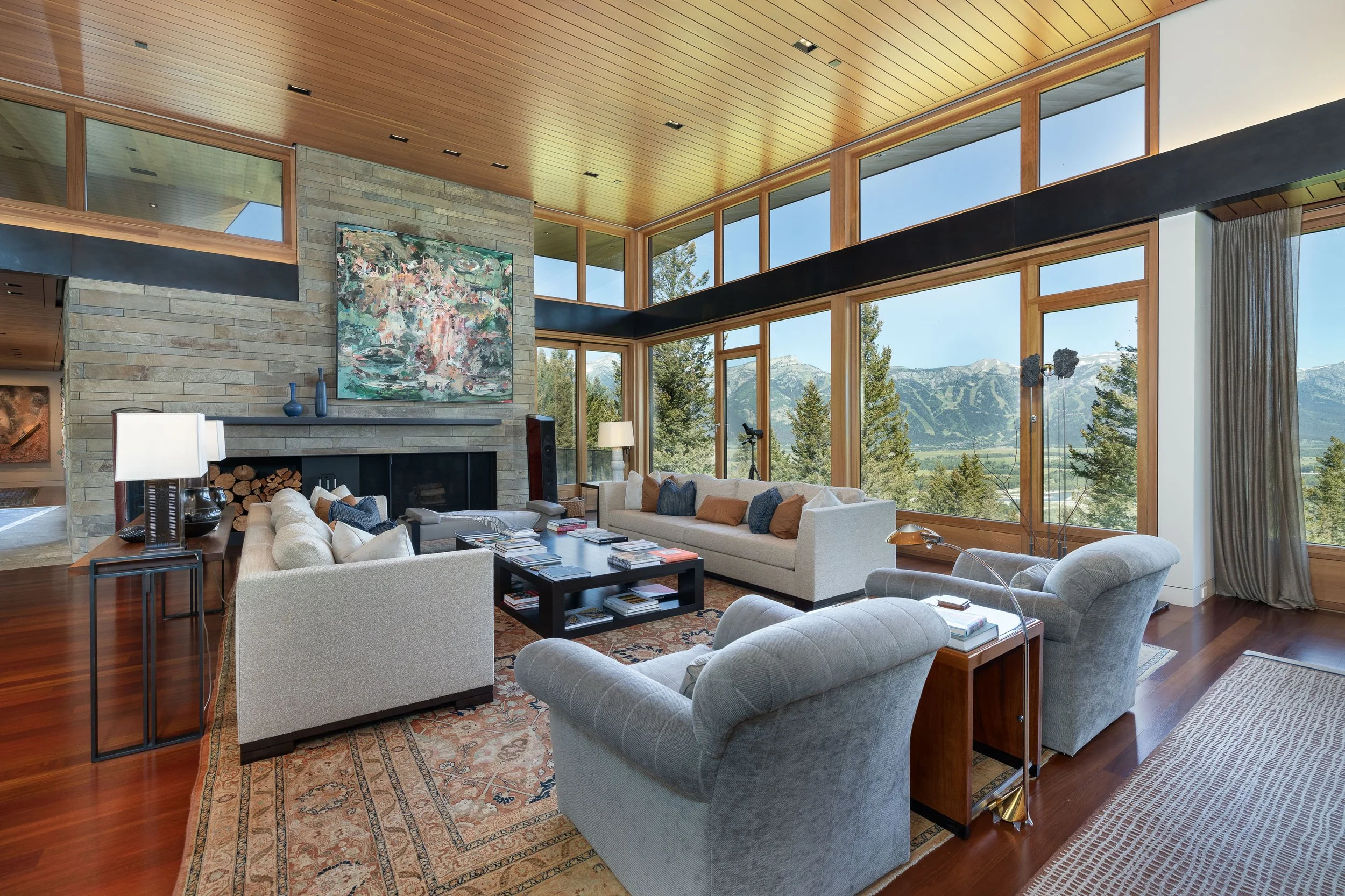 Great Room with JHMR Views