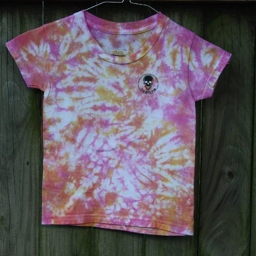 2t/3t T-Shirt - Pink and Orange Scrunch