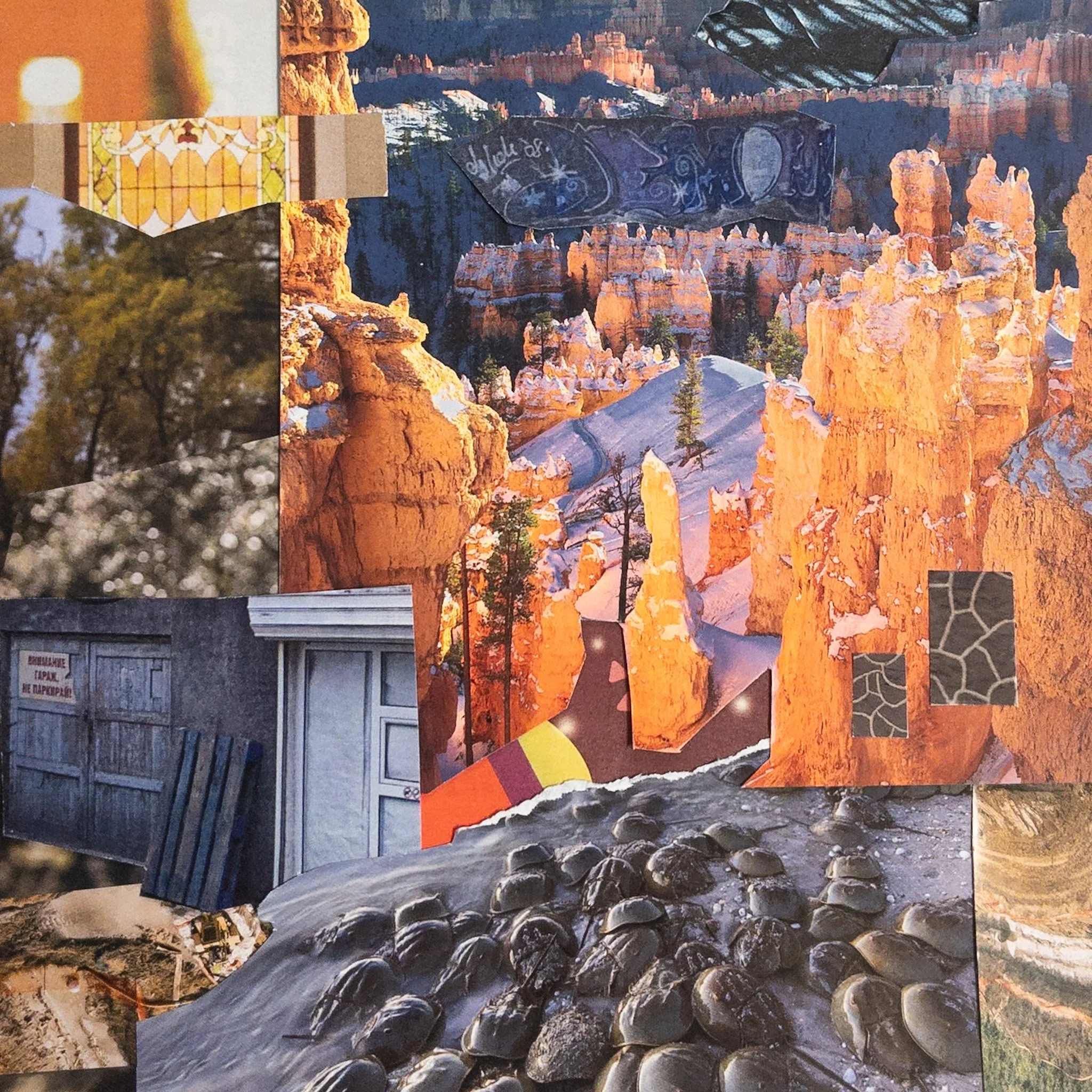 Canyon Collage (2025, collage)