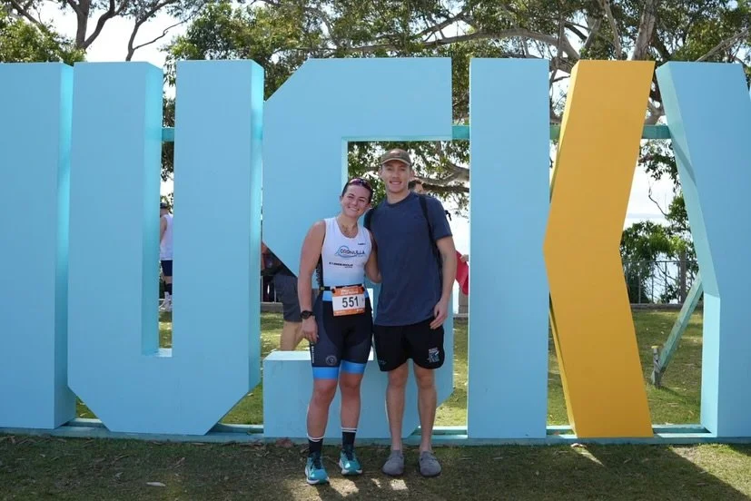 Huskisson tri &lsquo;25 ☀️🏊🏽&zwj;♀️🚴🏽&zwj;♀️🏃🏽&zwj;♀️

First sprint tri under the belt and feeling super lucky to have @daniel.tait as my cheerleader (who drove me to race around husky at 6am on a weekend away and hyped me up the whole time) !!