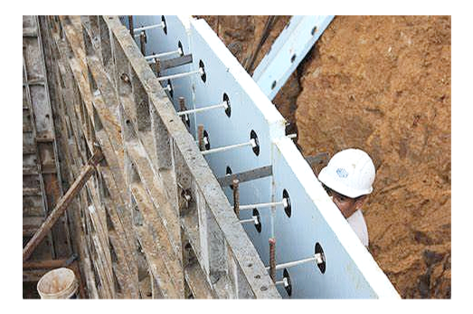 GFRP Connector Wall prior to Concrete Pour
