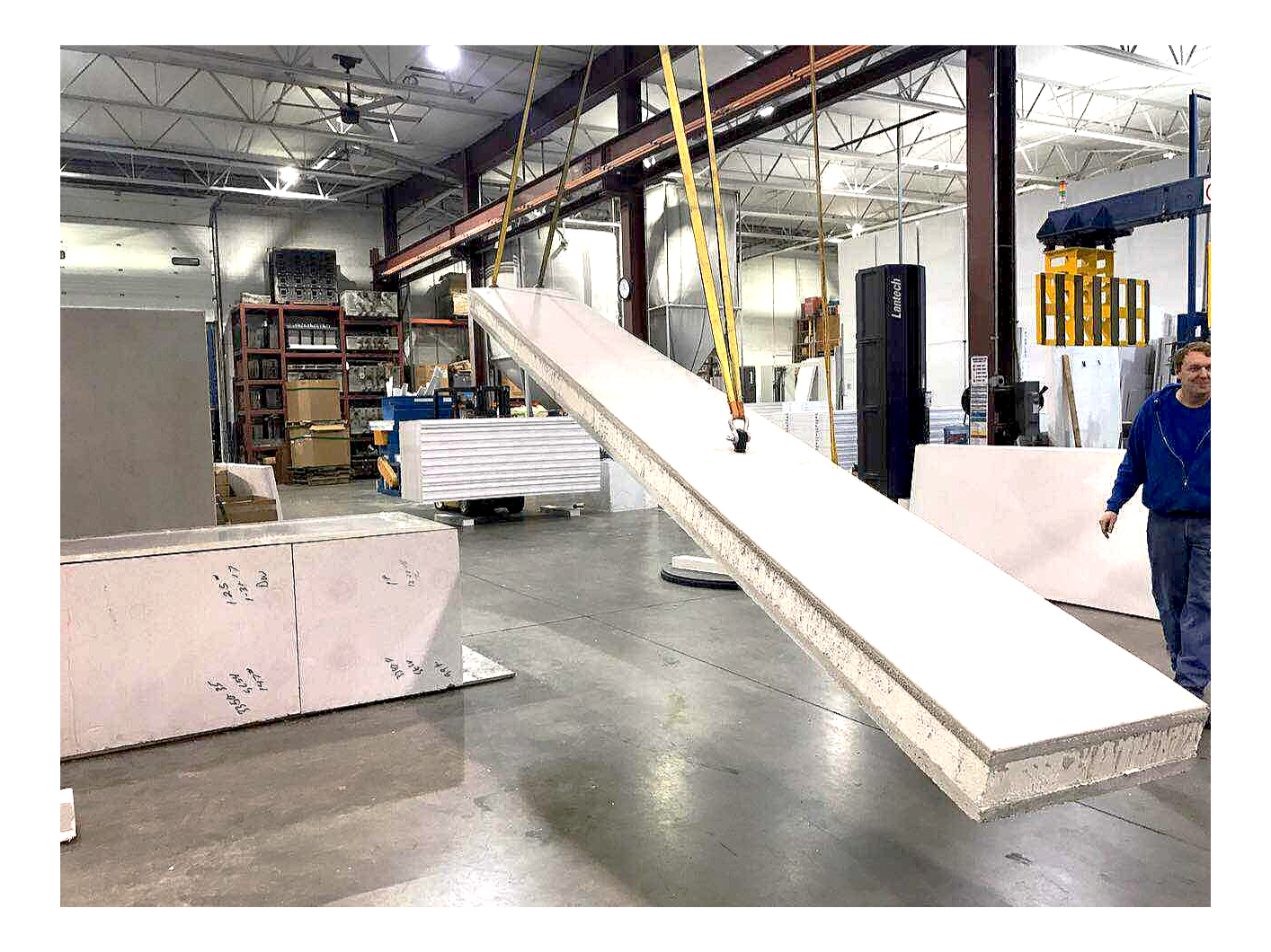 Sandwhich Panel with GFRP and Foam, Superior Insulation