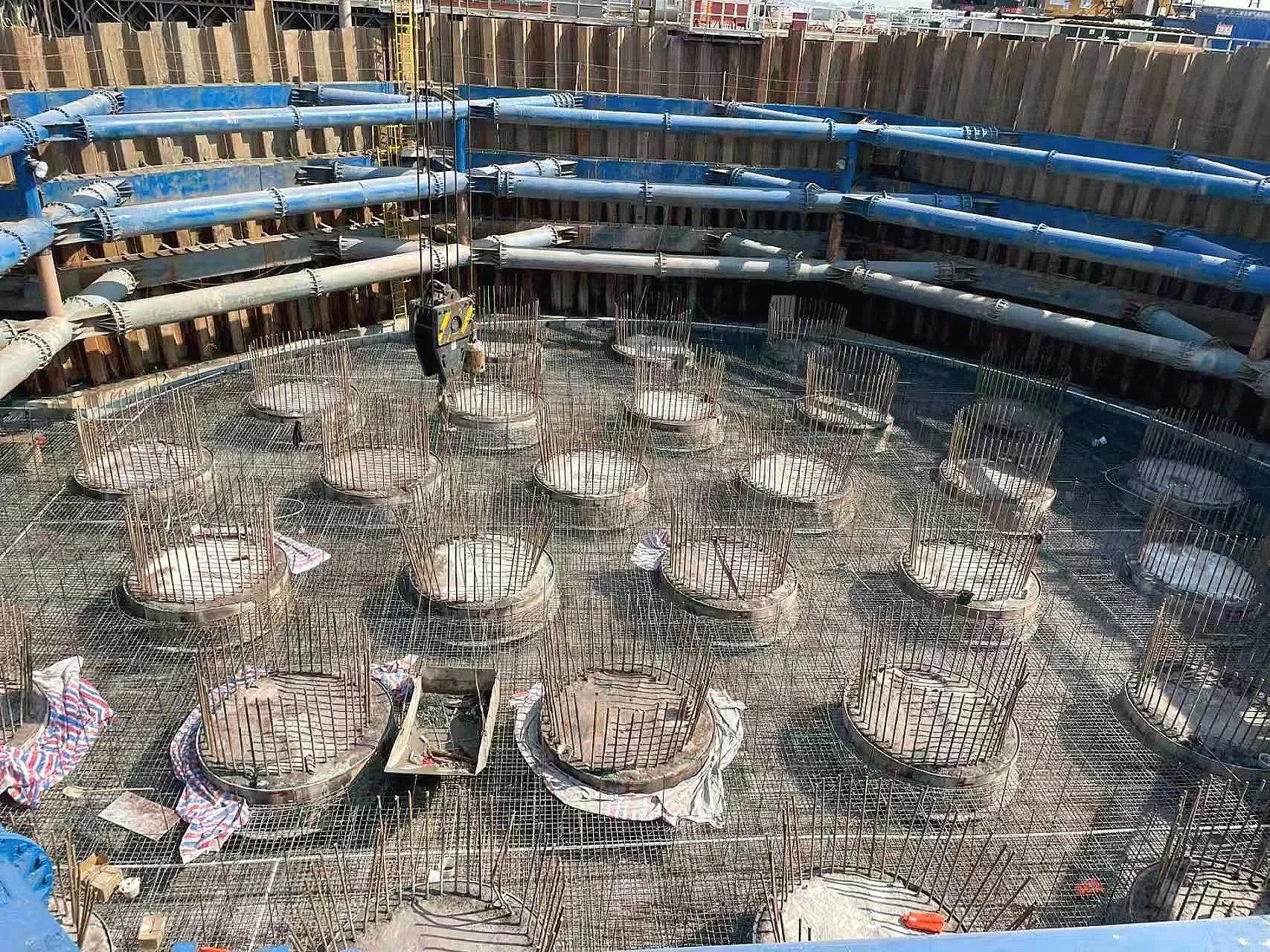 Pile Head Foundation with GFRP Rebar, Details