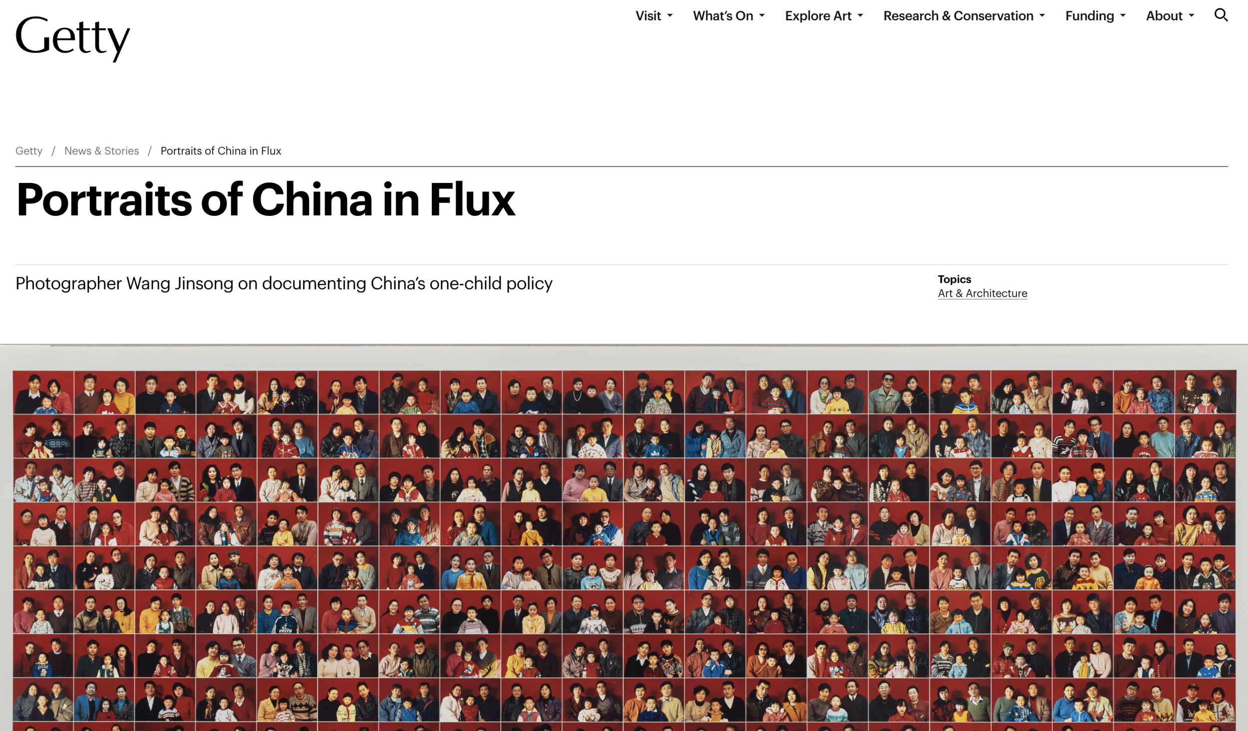 Portraits of China in Flux