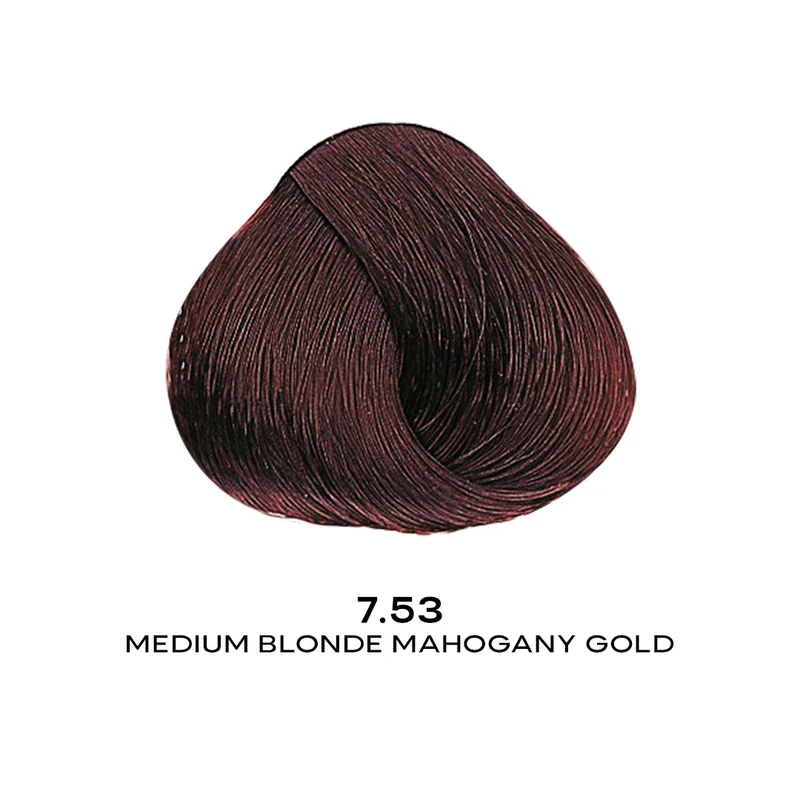 ALFAPARF EVOLUTION COLOR 7.53 - MEDIUM BLONDE MAHOGANY GOLD 2.05 OZ