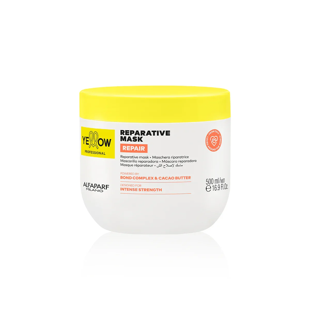 ALFAPARF YELLOW REPARATIVE MASK 500 GR.webp