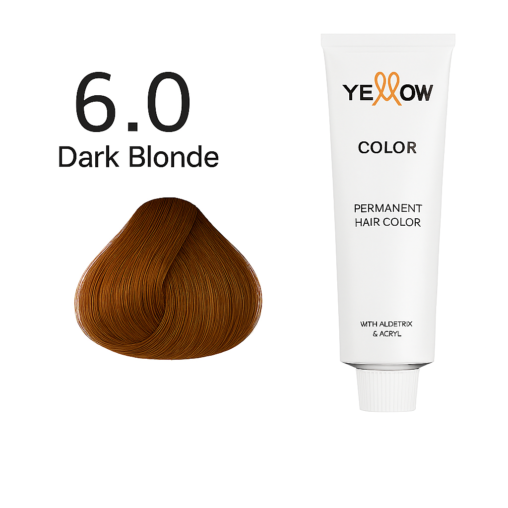 ALFAPARF YELLOW COLOR 6.0 – NATURAL DARK BLONDE 3.5 OZ