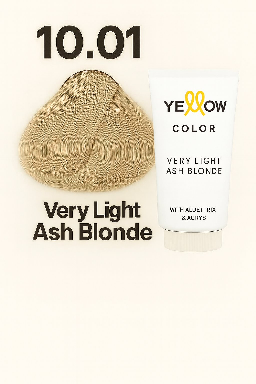 ALFAPARF YELLOW COLOR 10.01 - LIGHTEST SOFT ASH BLONDE 3.5 OZ