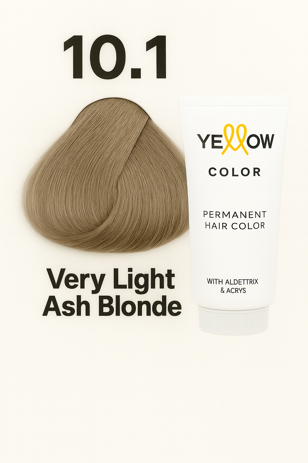 ALFAPARF YELLOW COLOR 10.1 - LIGHTEST ASH BLONDE 3.5 OZ