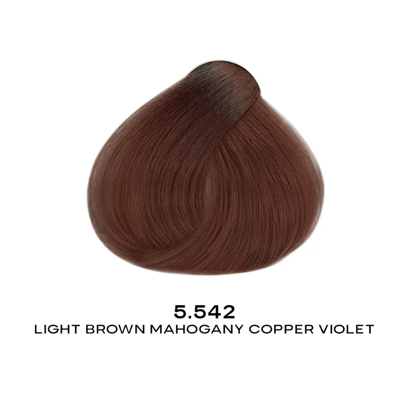 ALFAPARF EVOLUTION COLOR 5.542 - LIGHT BROWN MAHOGANY COPPER VIOLET 2.05 OZ