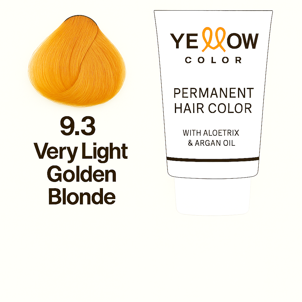 ALFAPARF YELLOW COLOR 9.3 -VERY LIGHT GOLDEN BLONDE 3.5 OZ