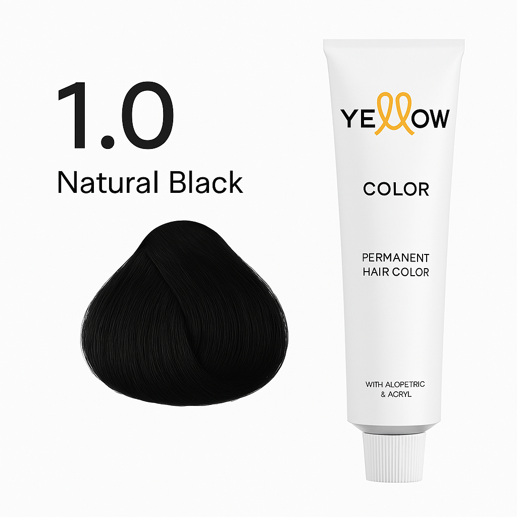 ALFAPARF YELLOW COLOR 1.0 - BLACK 3.5 OZ