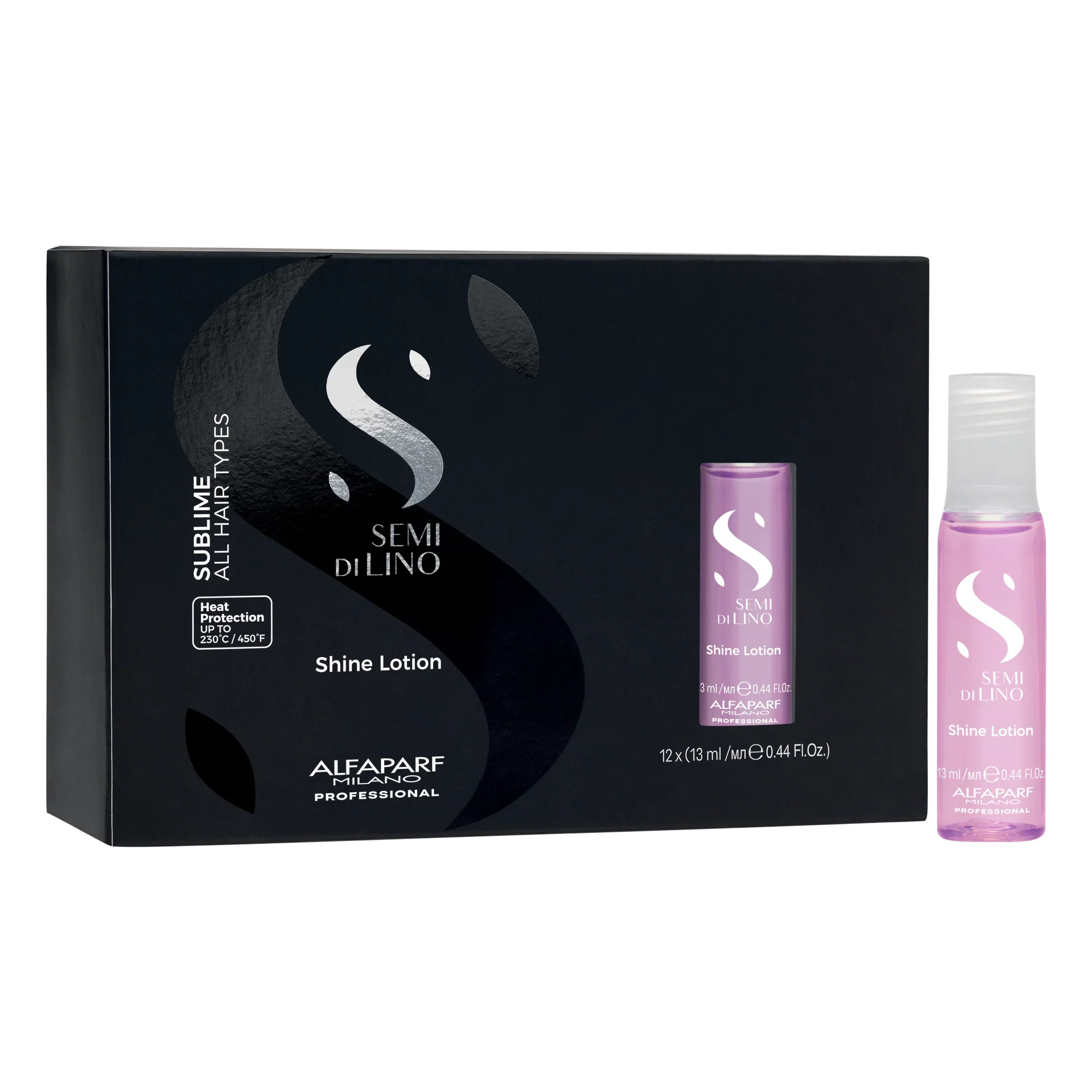 ALFAPARF SUBLIME SHINE LOTION PACK 12 X 13 ML.