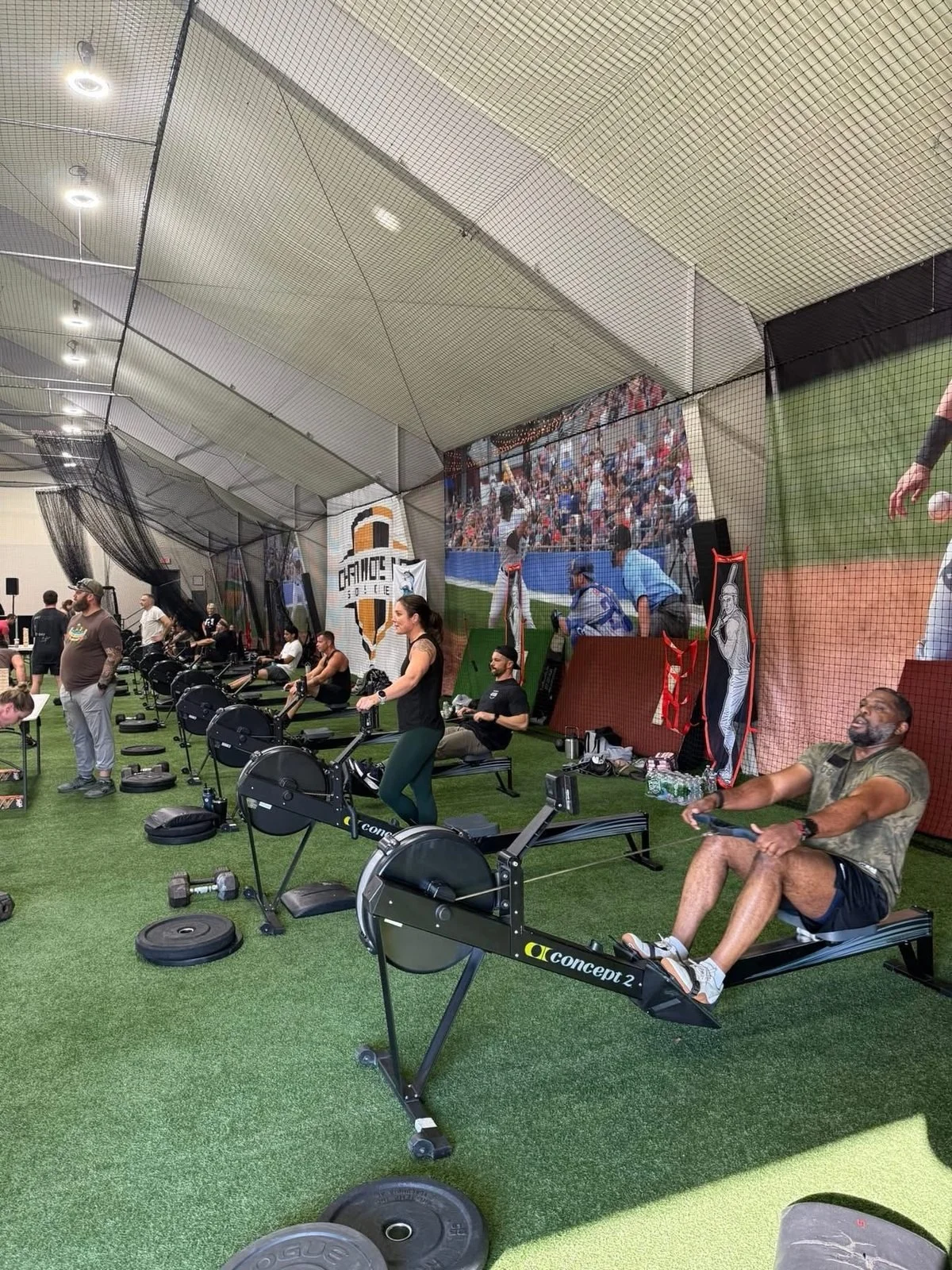 Athletes row together at DT’s Row 2025.