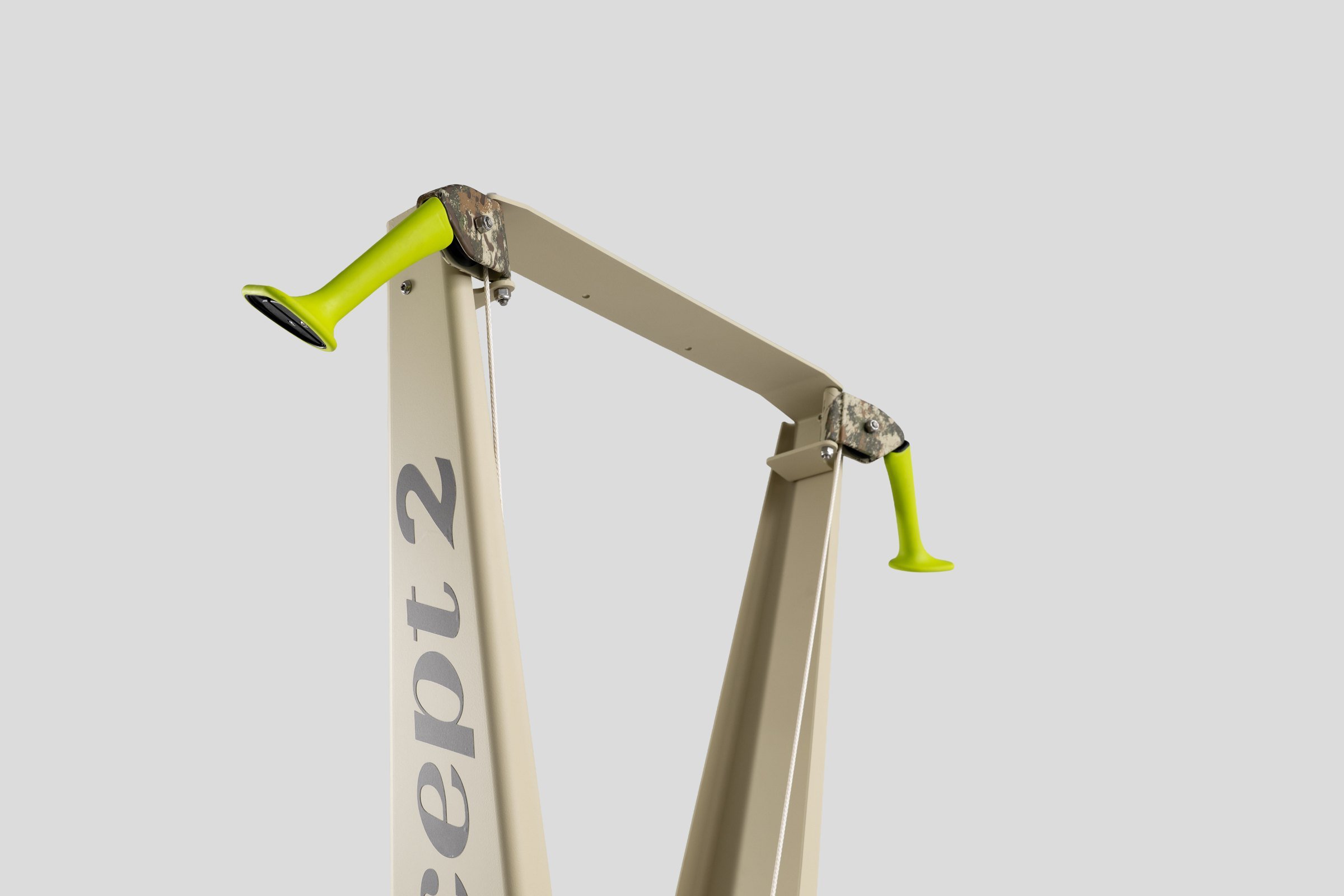 Upper frame and green SkiErg handles