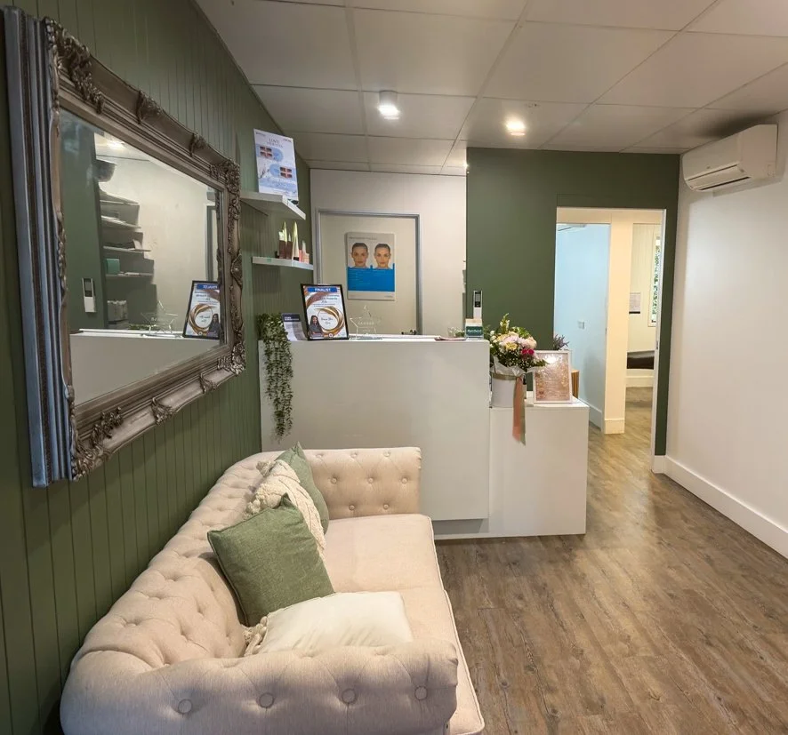 Amara Skin Clinic reception and waiting area