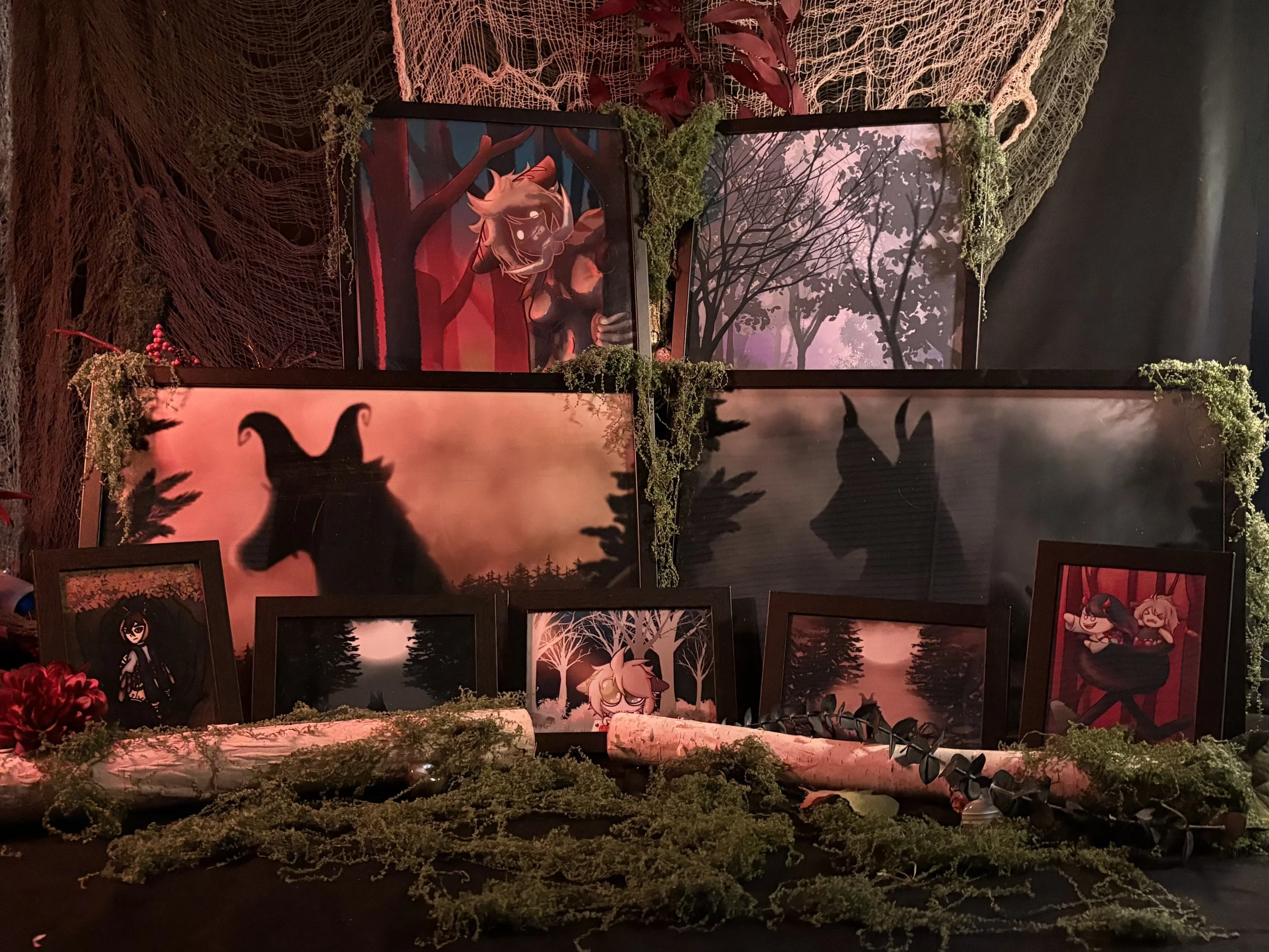 The Halloween Party Art Print pack