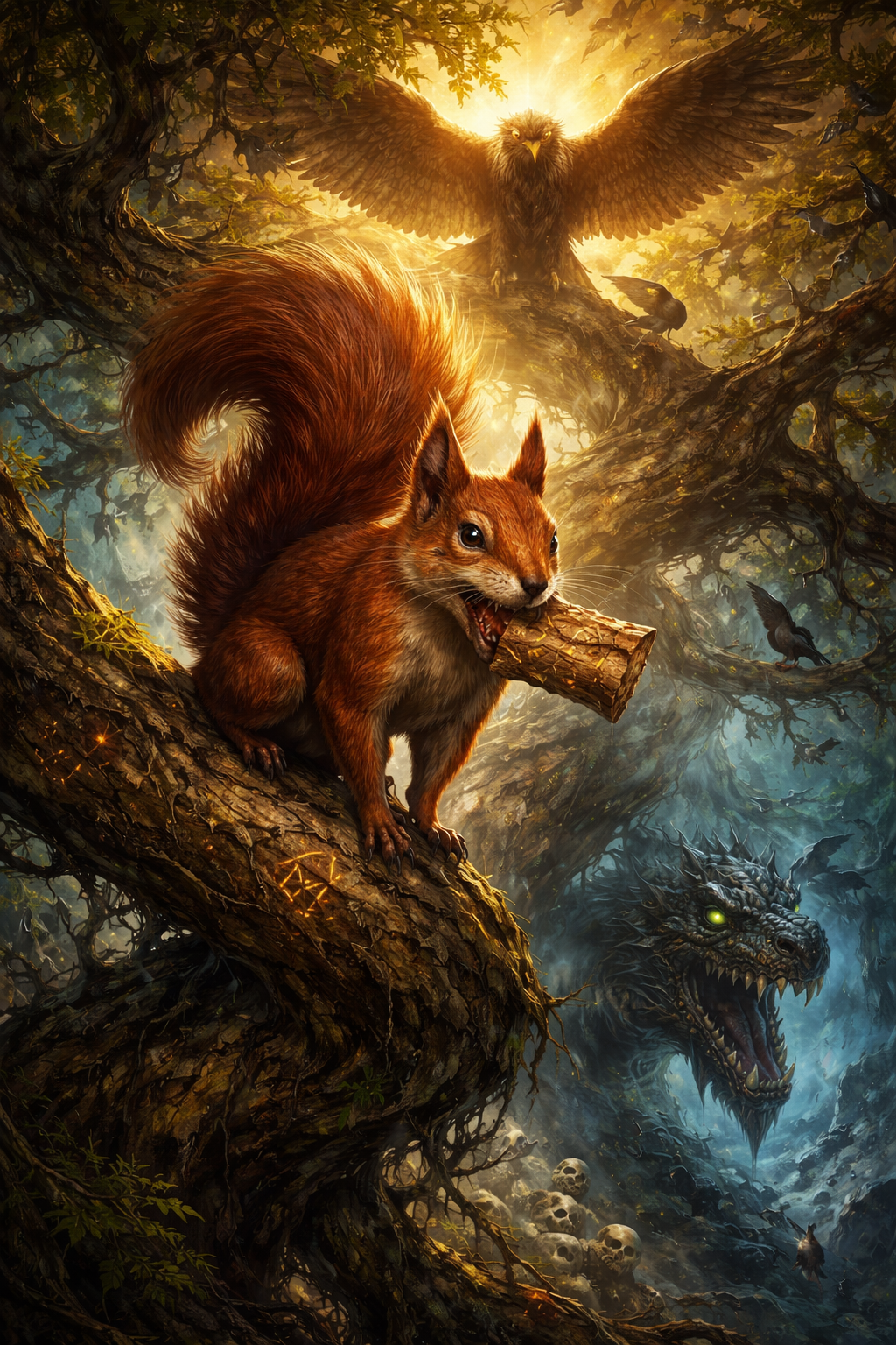 Ratatǫskr - The Messenger of Malice in Norse Mythology