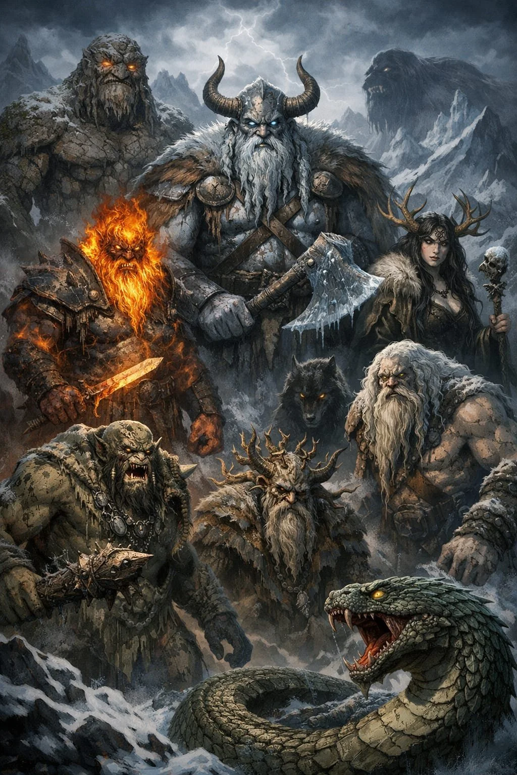 The Jötnar: Those Who Remember the World Before Shape