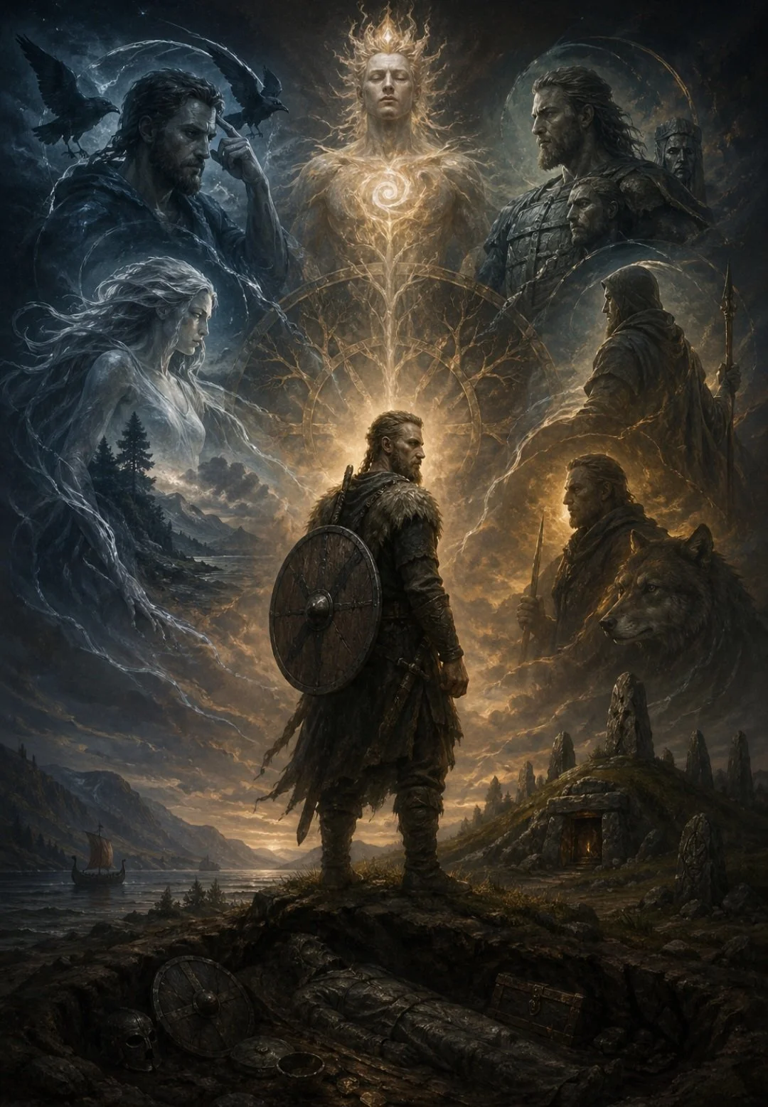The Norse Soul Explained: Hugr, Fylgja, Hamingja and the Afterlife