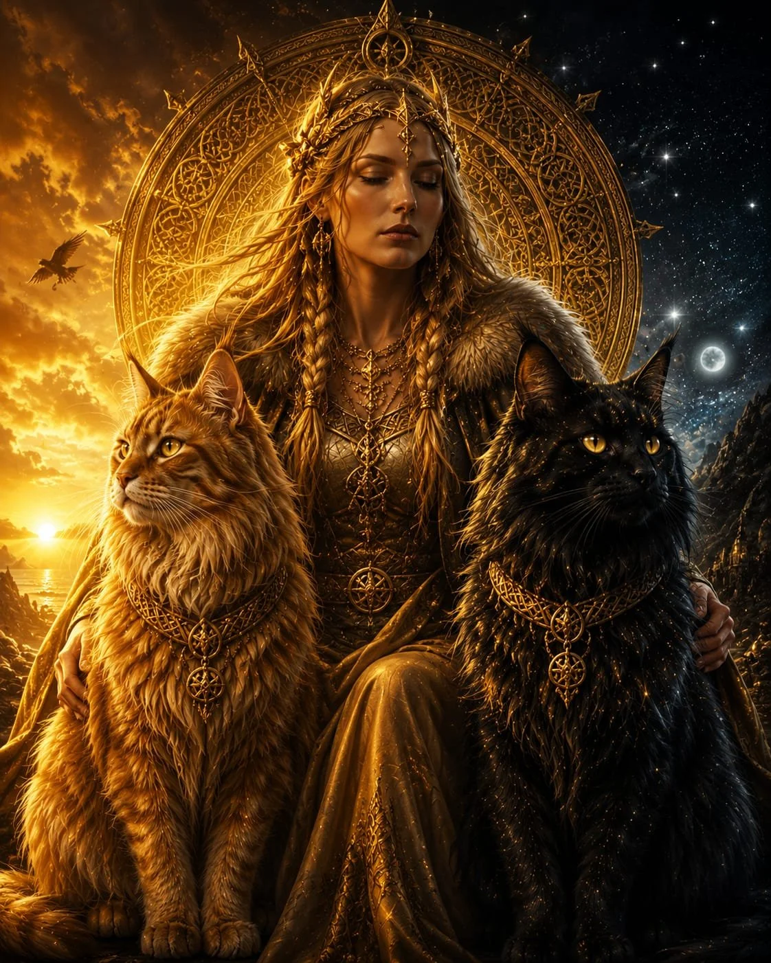 Bygul and Trjegul: The Cats Who Pulled the Chariot of Freyja