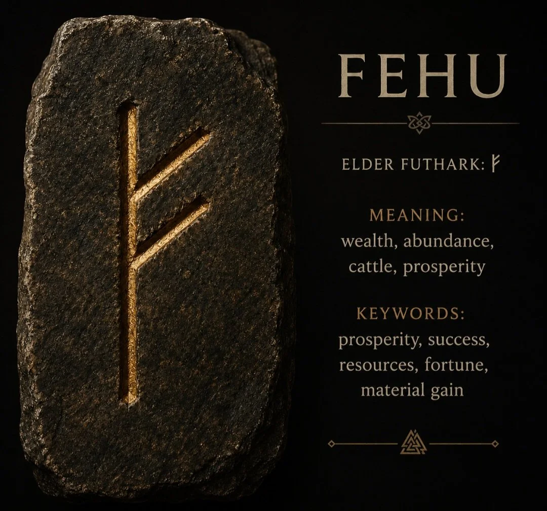 Fehu Rune Meaning: History, Symbolism, Archaeology, Divination & Norse Mythology