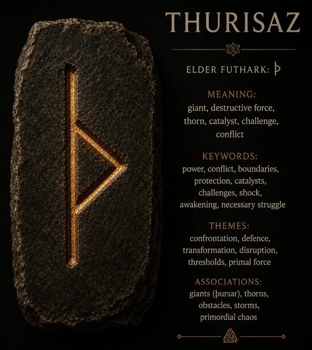 Thurisaz Rune Meaning: History, Giants, Symbolism, Divination & Norse Rune Magic
