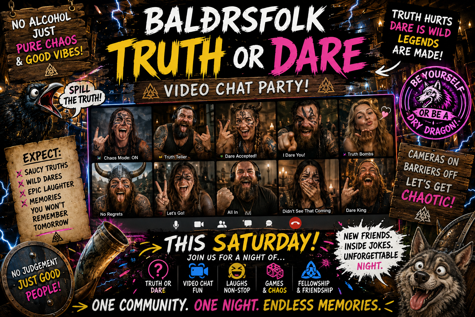 BALÐRSFOLK AFTER DARK... SORT OF! 
