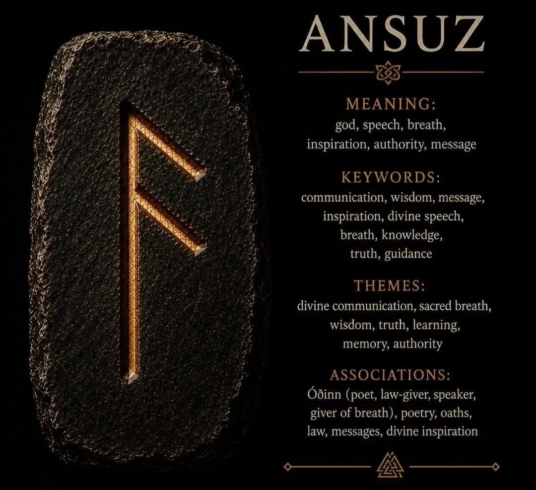 Ansuz Rune Meaning: History, Symbolism, Divination & rune magic