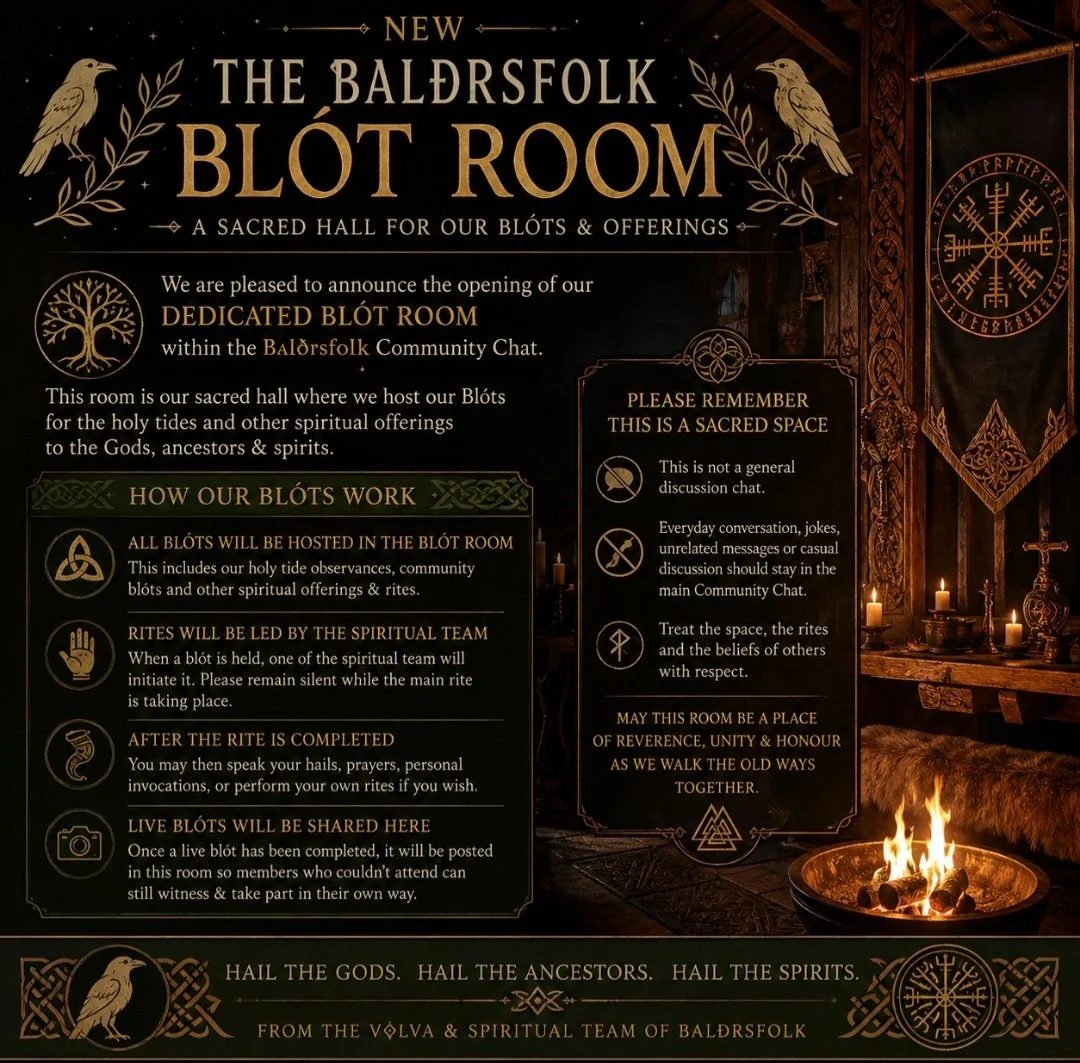 NEW - THE BALÐRSFOLK BLÓT ROOM 🌿✨️