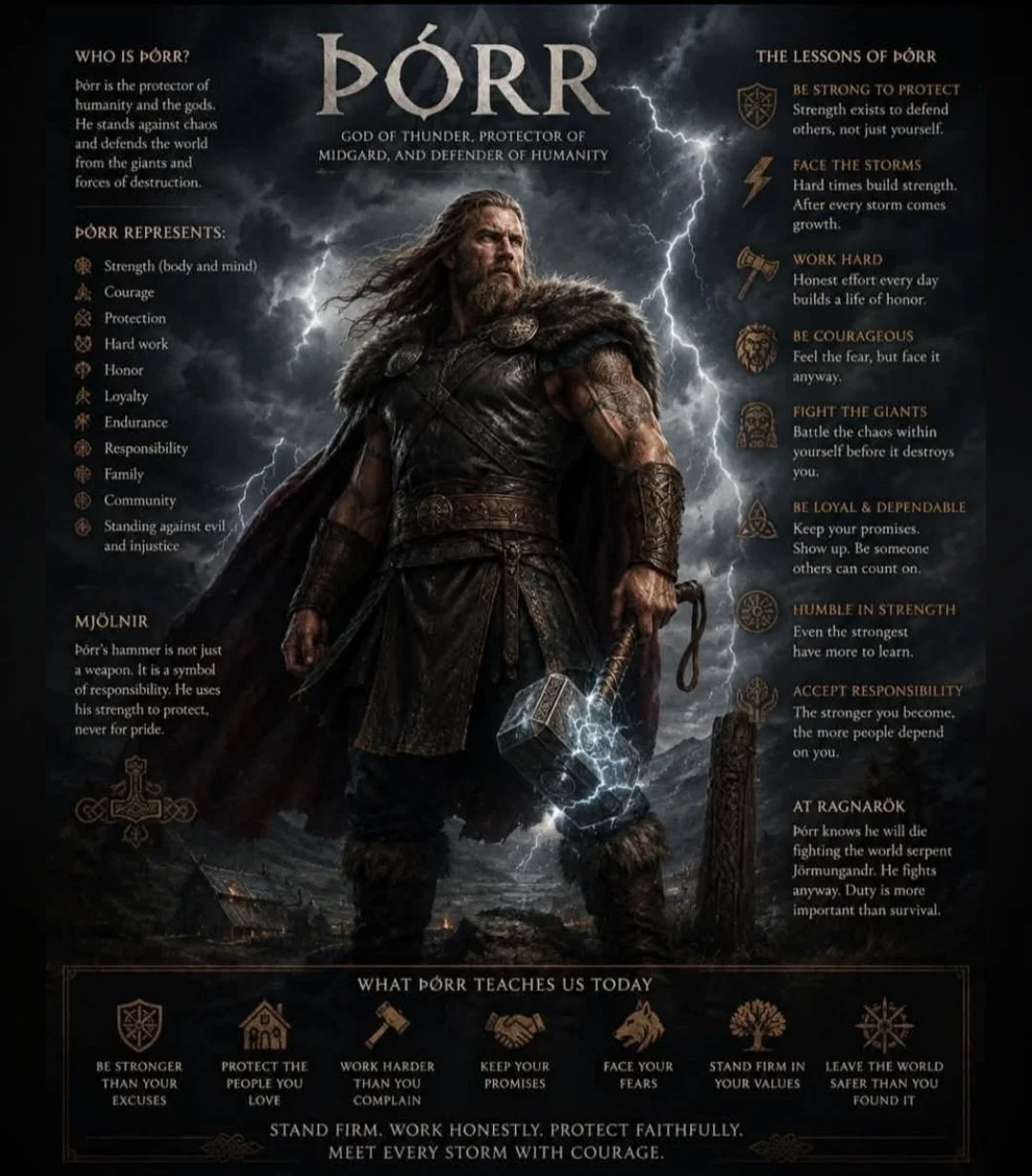 Þorr: The God who teaches Strength, Protection and Steadfastness Part 1