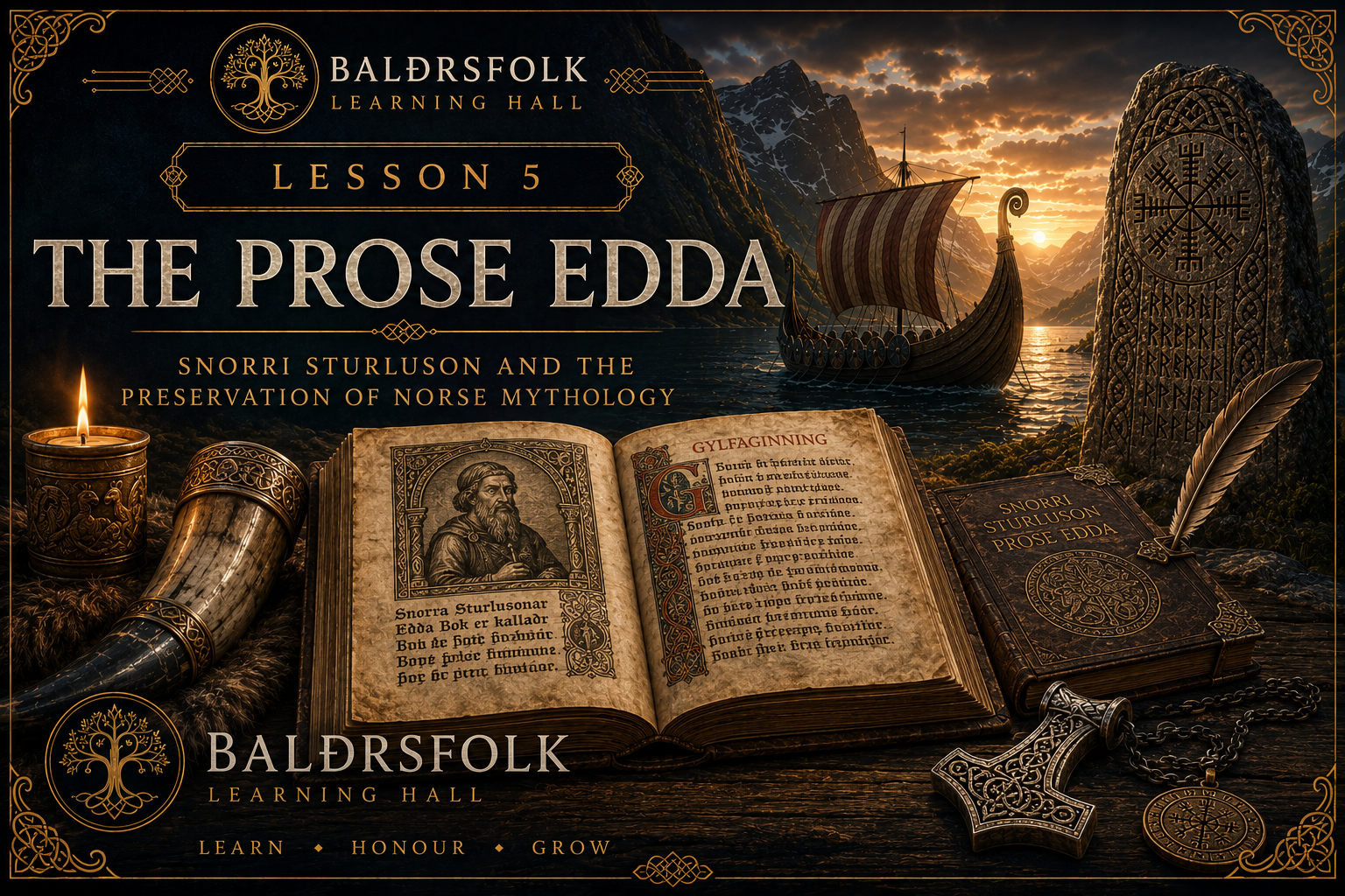 Snorri Sturluson and the Preservation of Norse Mythology
