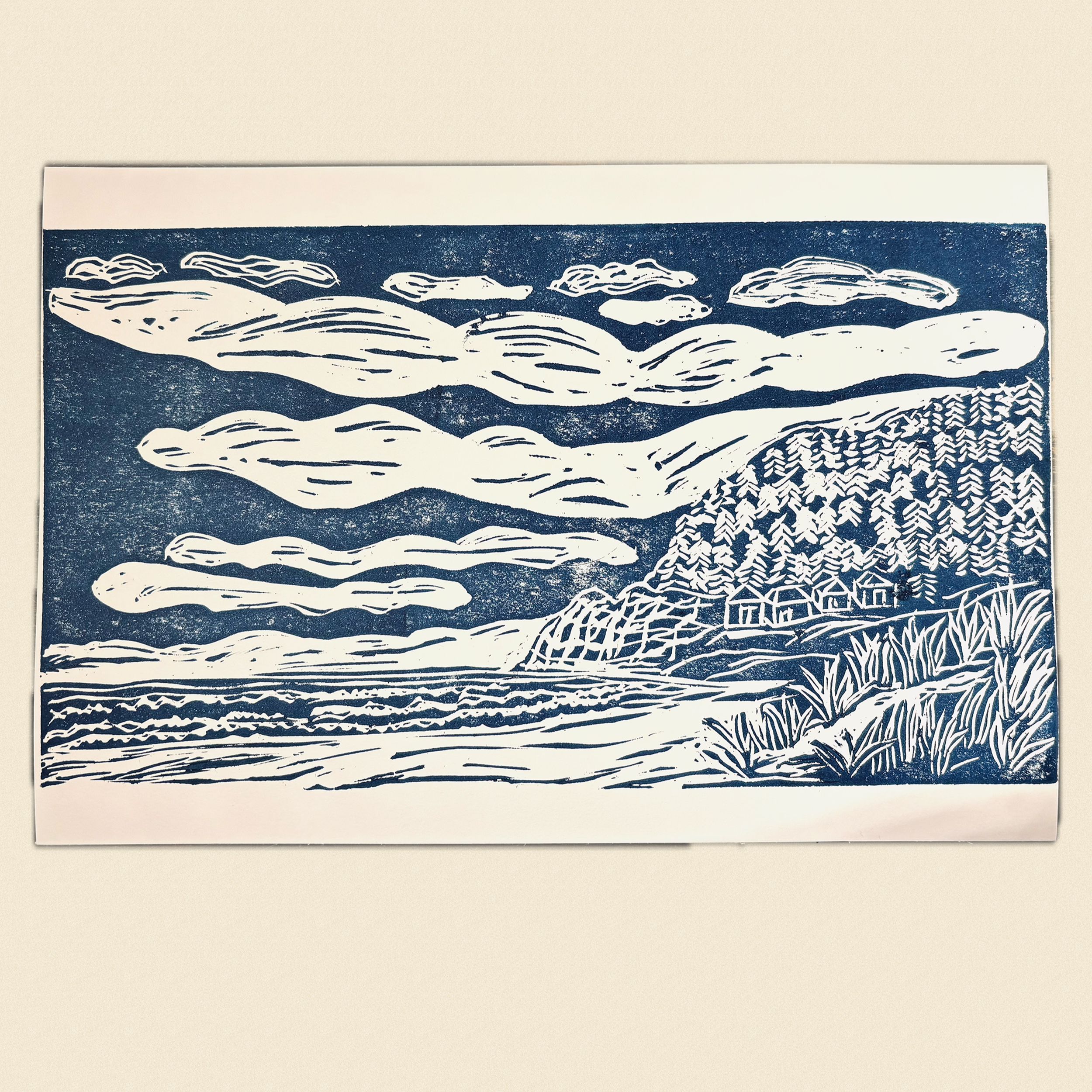 Manzanita Beach 6x9 Print