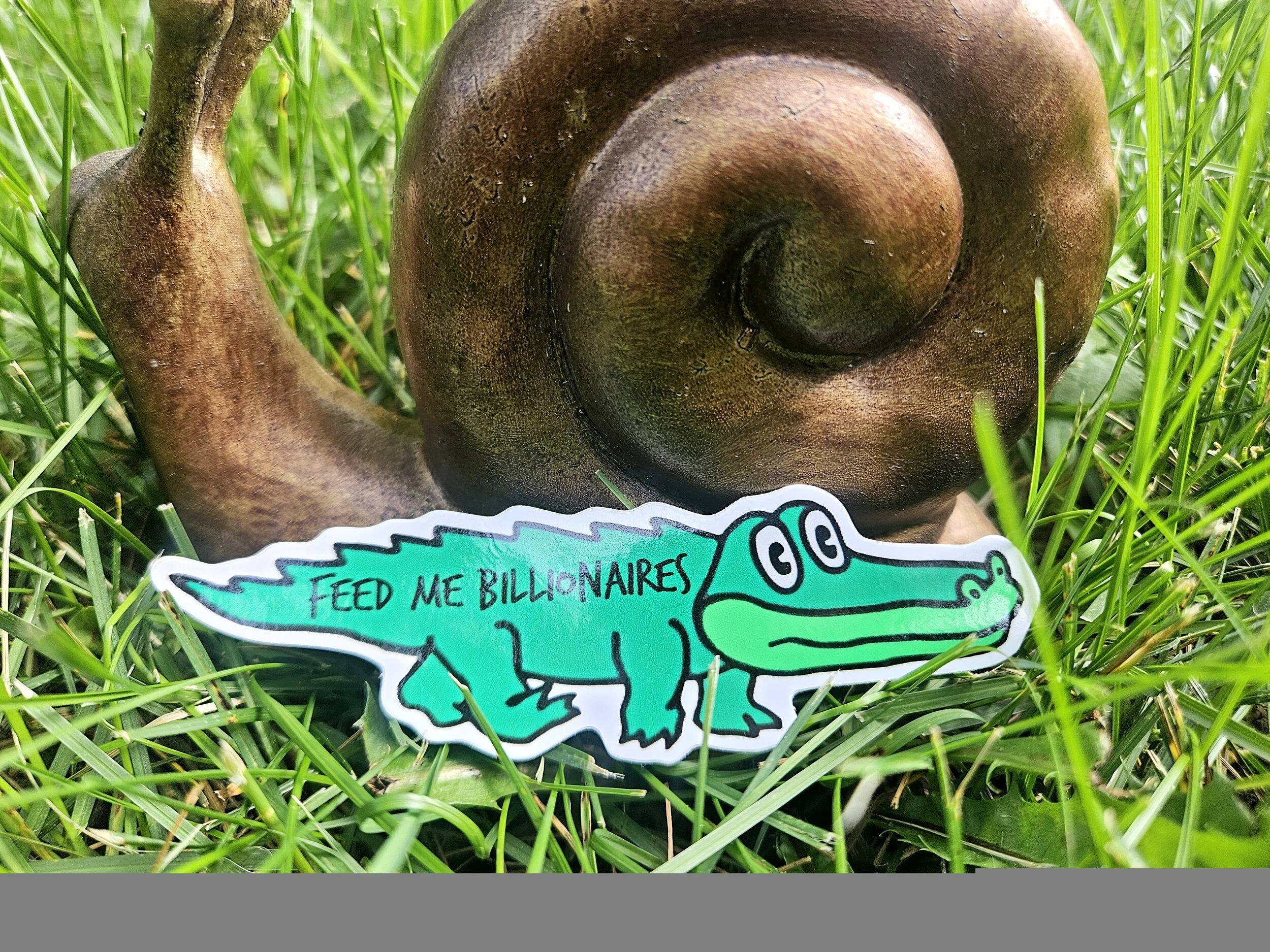 Feed Me Billionaires KGLW Logo Sticker