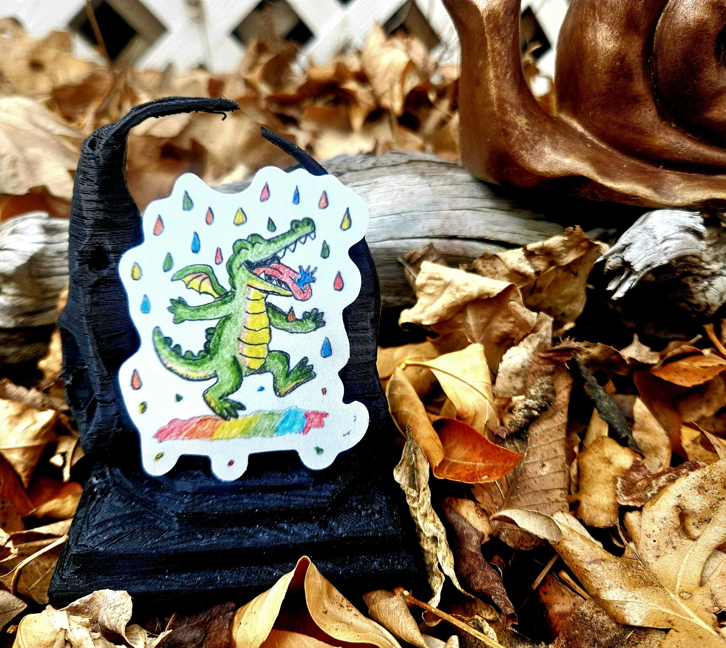 "Grow Wings and Fly" Stickers (Illustrated)