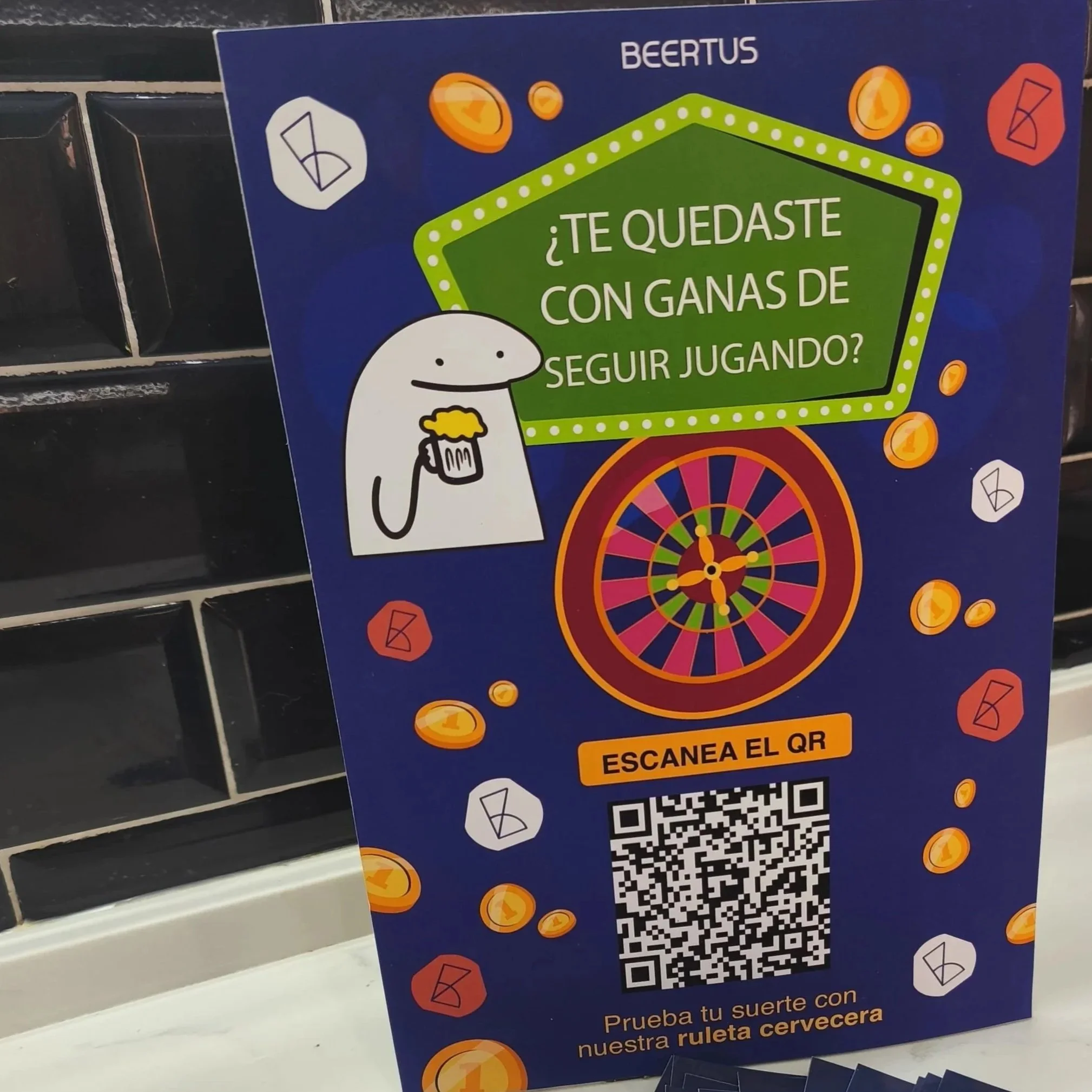 codigo QR para jugar a la ruleta cervecera